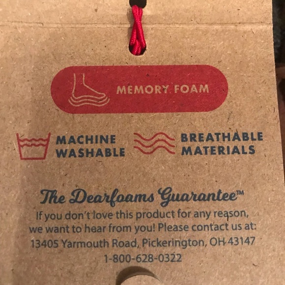 Dearfoams Kids Slipper unisex size 2/3 NEW Memory Foam Sherpa lined. - Picture 5 of 6